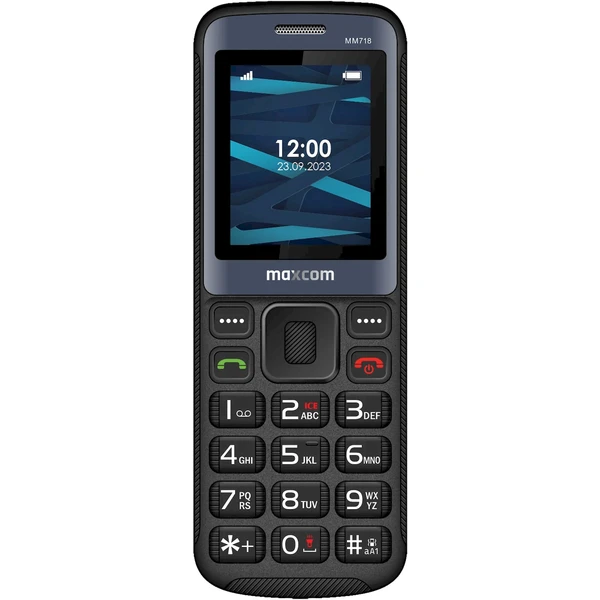 MaxCom MM718 čierny - Mobilné telefóny - Hlavný obrázok