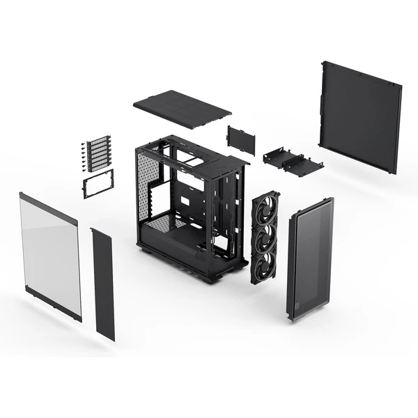 Fractal Design Epoch Black TG RGB Light tint - Počítačové skrine - Obrázok JZ9F000K01
