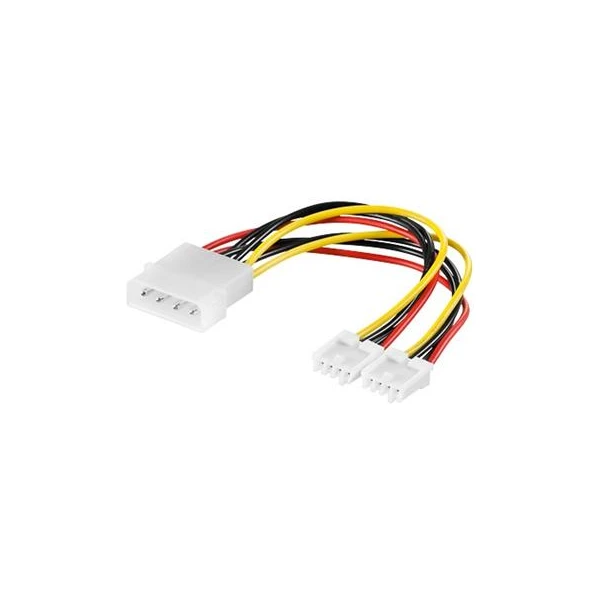 PremiumCord Kábel napájací HDD, FDD 5,25 "-2x3,5" - Káble a redukcie - Hlavný obrázok