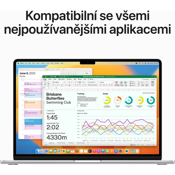 Apple MacBook Air 15,3" (2023) / M2 / 8GB / 512GB / strieborný - Notebooky - Obrázok K07P100501