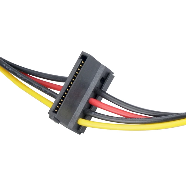 AKASA - 4-pin molex na 2x 15-pin Sata adaptér - Káble a redukcie - Obrázok K08J000K01