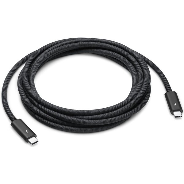 E-shop Apple Thunderbolt 4 Pro USB-C/USB-C napájací kábel 100W 3m čierny