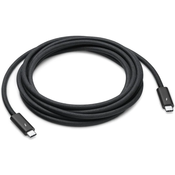 Apple Thunderbolt 4 Pro USB-C/USB-C napájací kábel 100W 3m čierny - Káble a redukcie - Hlavný obrázok