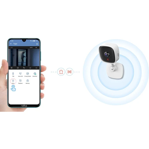 TP-Link Tapo C110 biela - IP kamery - Obrázok K0HW600301