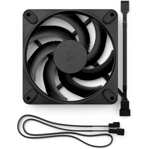 Fractal Design Momentum 12 čierny - Ventilátory pre PC - Obrázok K0JF000O01