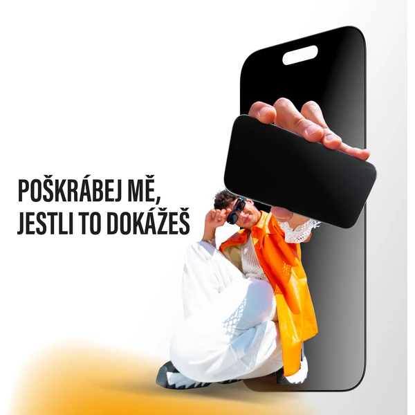 PanzerGlass® Privacy sklo Apple iPhone 17/16 Pro s bezprašným aplikačným boxom - Ochranné fólie a sklo - Obrázok K0KH000K01