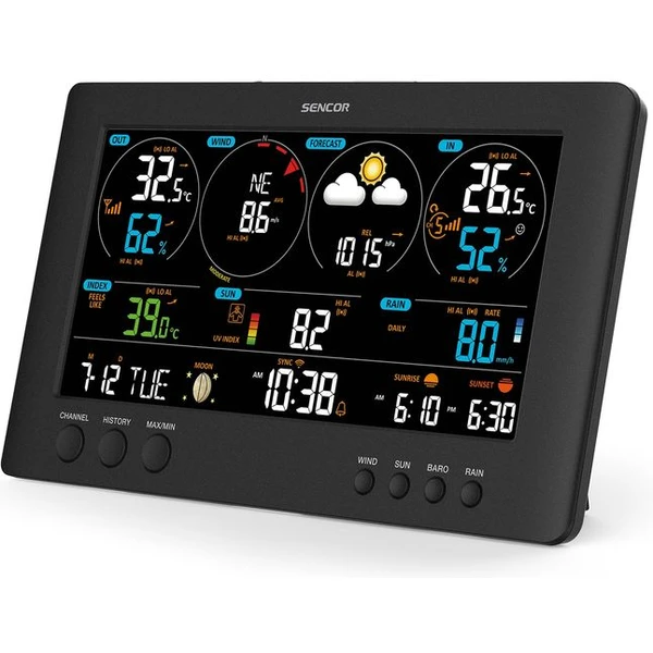 Sencor SWS 12500 WiFi Meteostanica Pro - Meteorologické stanice - Obrázok K0N4000701