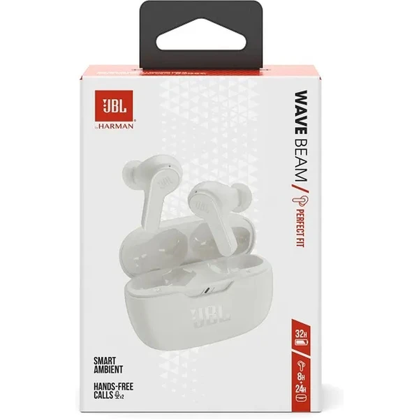 JBL Wave Beam biela - Slúchadlá - Obrázok K0RM300401