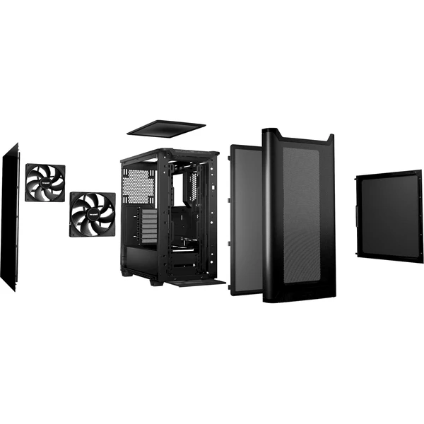 Be quiet! Pure Base 501 Airflow čierna - Počítačové skrine - Obrázok K0UB000L01