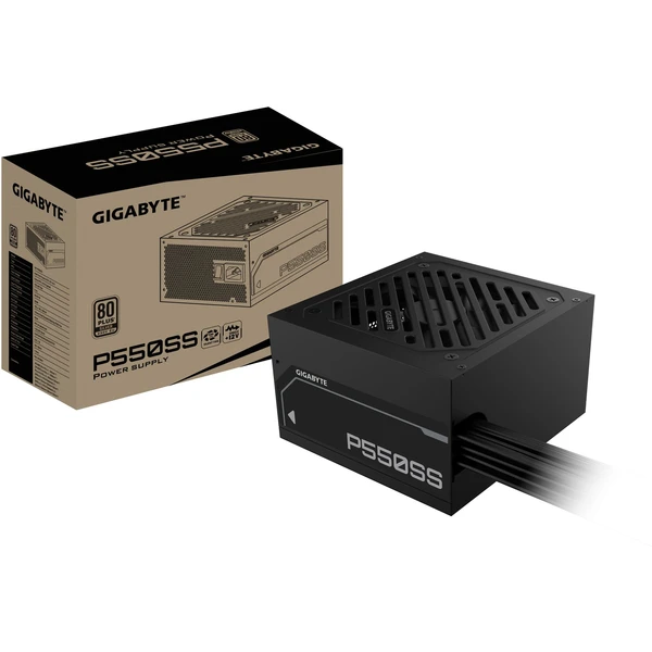 GIGABYTE P550SS Silver 550W čierny - Zdroje - Obrázok K0ZF000N01
