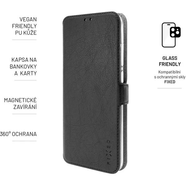 FIXED Topic púzdro Xiaomi Redmi 13C 5G/POCO M6 5G čierne - Puzdra - Obrázok K106000N01