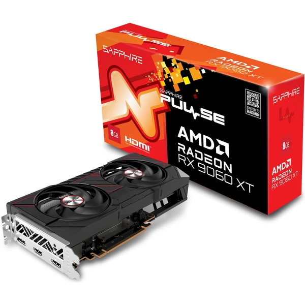 Sapphire PULSE AMD Radeon RX 9060 XT GAMING OC 8GB - Grafické karty - Obrázok K11H000N01