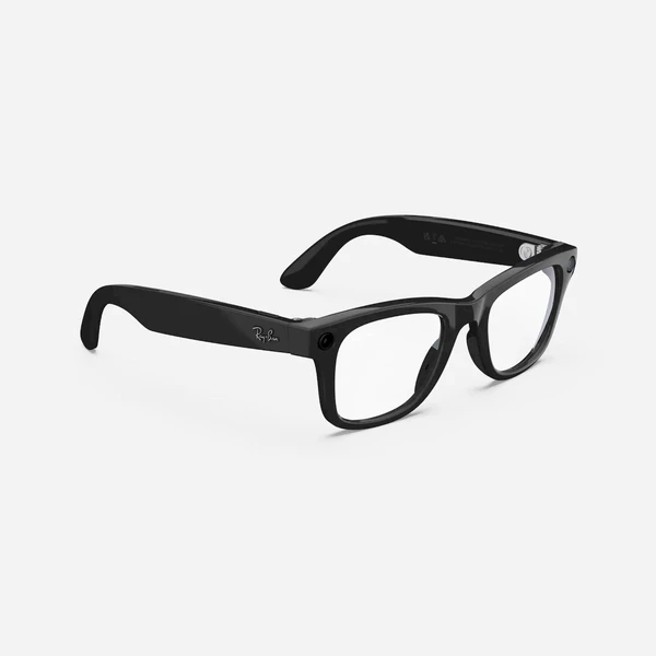 Ray-Ban: Meta Wayfarer štandardné chytré okuliare lesklé čierne - VR Headsety - Obrázok K17B000K01
