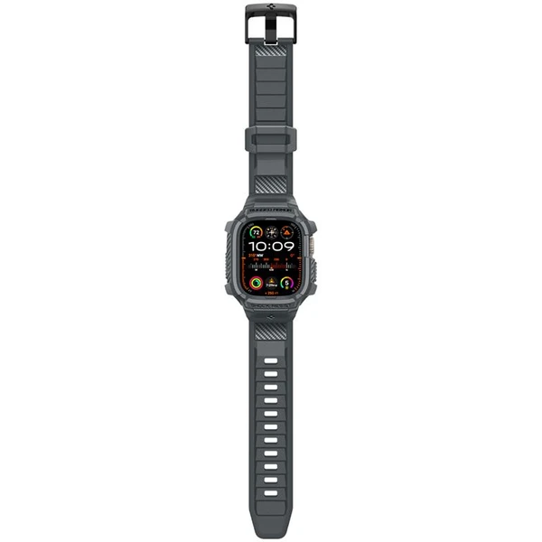 Spigen Rugged Armor Pro remienok s puzdrom Apple Watch Ultra 3/2/1 (49mm) sivý - Remienky - Obrázok K1A1000P01