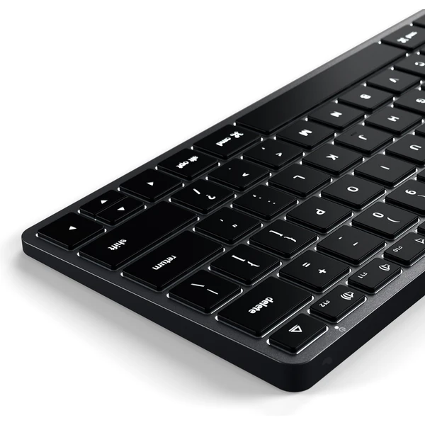 Satechi Slim W1 USB-C klávesnica US vesmírne šedá - Klávesnice - Obrázok K1BT000501