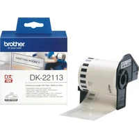 Brother DK-22113 priesvitná filmová rolka pre čiernu potlač 62 mm - Pásky pre štítkovače