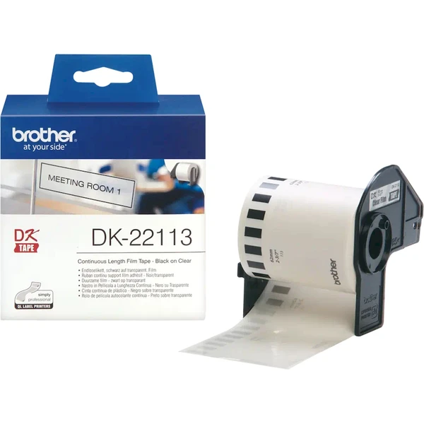 Brother DK-22113 priesvitná filmová rolka pre čiernu potlač 62 mm - Pásky pre štítkovače - Hlavný obrázok