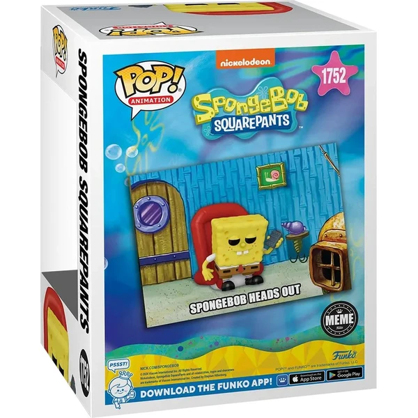 Funko POP! #1752 Animation: SpongeBob Squarepants - Meme SpongeBob (Premium) - Funko POP! - Obrázok K1OG000J01