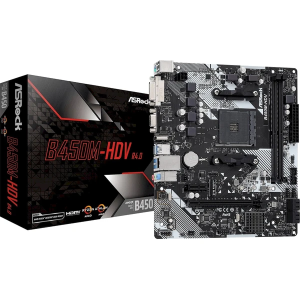ASRock B450M-HDV R4.0 - Základné dosky - Obrázok K1Y9000K01