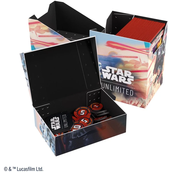 Gamegenic - Star Wars: Unlimited Soft Crate - Mandalorian/Moff Gideon - Obaly na karty - Obrázok K205000O01