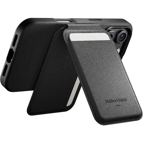 Native Union Active Wallet Stand MagSafe peňaženka čierna - Peňaženky - Obrázok K21A000P01