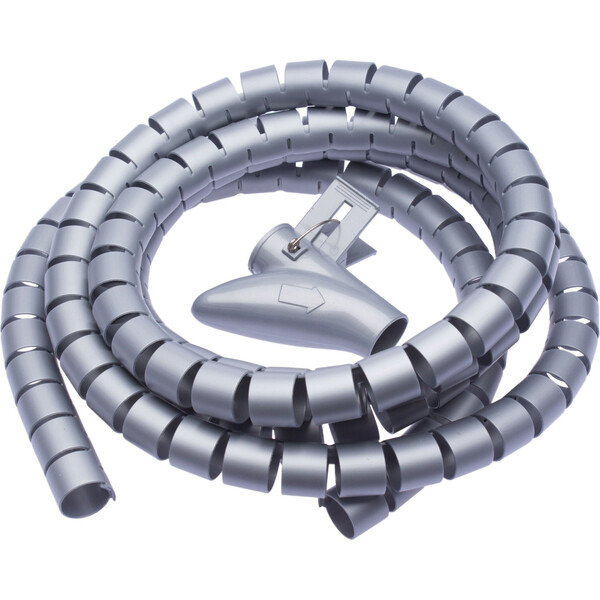 E-shop CONNECT IT trubica pre organizáciu káblov, 2,5m x 20mm, šedá