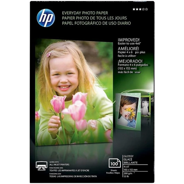 HP Everyday SG A4 100SH FSC fotopapier - Fotopapiere - Hlavný obrázok
