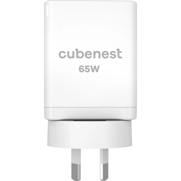 CubeNest S3D1 PD cestovný adaptér (65W) biely - Nabíjačky - Obrázok K2J6000601