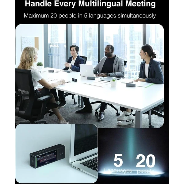 Timekettle X1 AI Chytrý prekladač čierny - Záznamové zariadenia - Obrázok K2YI000K01