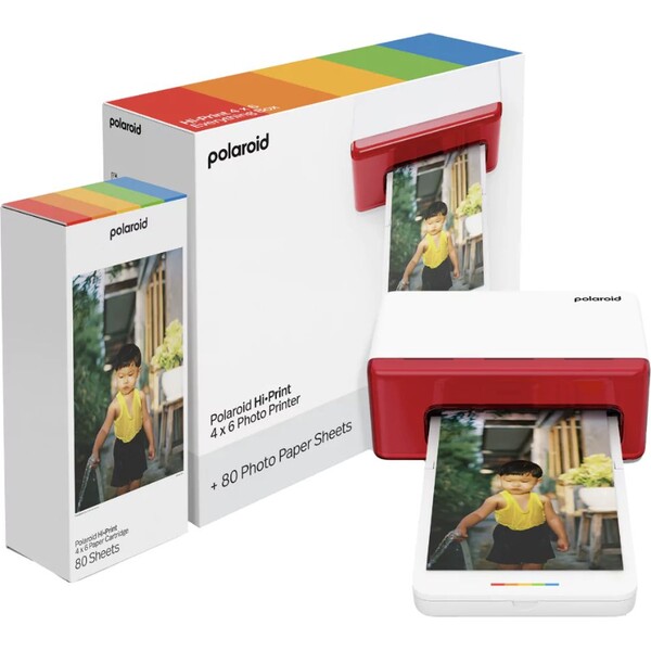 Polaroid Hi-Print fototlačiareň 10x15cm E-box biely