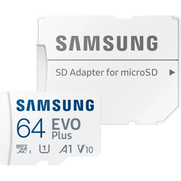 Samsung EVO Plus microSDXC 64GB + SD adaptér - Pamäťové karty - Obrázok K386000L01
