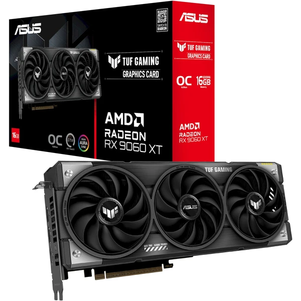 ASUS TUF AMD Radeon RX 9060 XT OC 16G 16GB GDDR6 - Grafické karty - Obrázok K3BH000L01