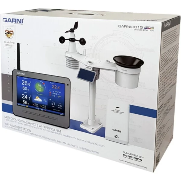 GARNI 3015 Arcus 2GEN Wi-Fi meteorologická stanica biela - Meteorologické stanice - Obrázok K3D5000N01