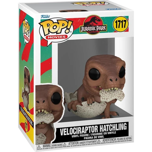 Funko POP! #1717 Movies: Jurassic Park - Velociraptor Hatchling - Funko POP! - Obrázok K3DE000L01