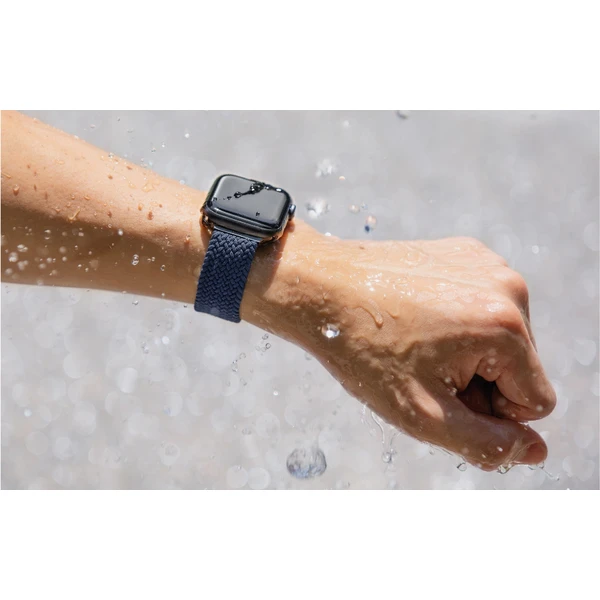UNIQ Aspen Braided remienok Apple Watch 42/41/40/38mm modrý - Remienky - Obrázok K3LP600301