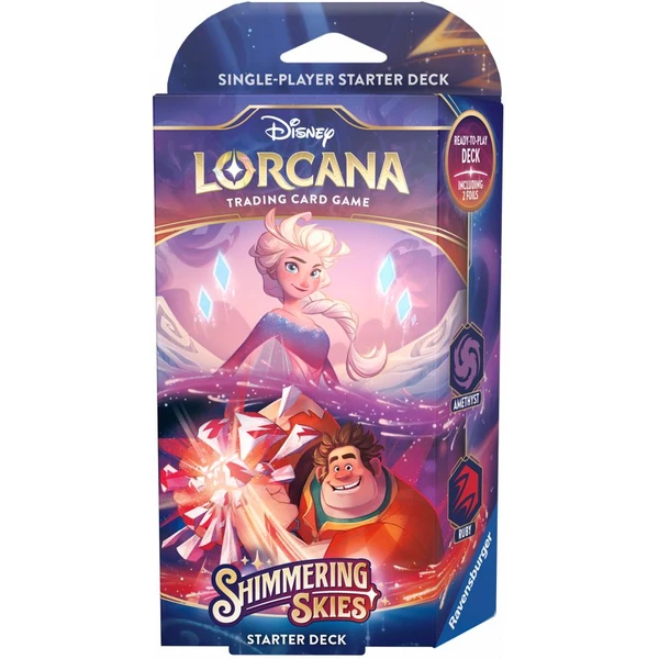 Disney Lorcana: Shimmering Skies - Starter Deck Amethyst & Ruby - Disney Lorcana TCG - Hlavný obrázok