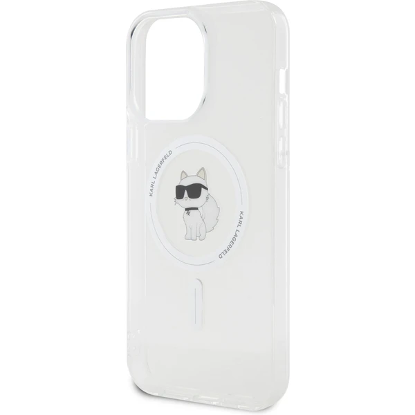 Karl Lagerfeld IML Chúpette MagSafe Kryt iPhone 15 Pre Max číry - Puzdra - Obrázok K3X4000701