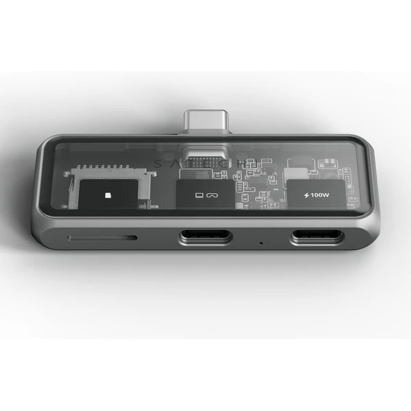 Satechi Mobile XR Hub s duálnym USB-C a microSD vesmírne šedý - USB huby - Hlavný obrázok