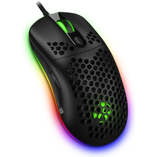 CONNECT IT BATTLE AIR 2 profesionálna optická herná myš + SW, 12800 DPI čierna - Myši - Obrázok K4N0000P01