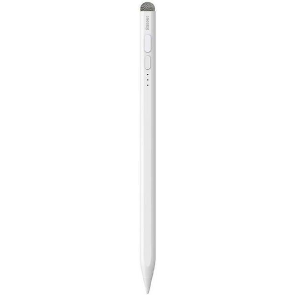 E-shop Baseus Smooth Writing 2 stylus s LED indikátormi stavu batérie (aktívny + pasívny) biely