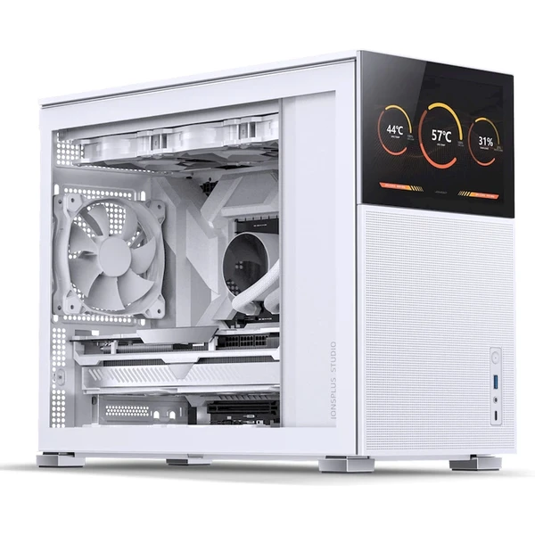 Jonsbo D31 MESH Screen biela - Počítačové skrine - Obrázok K4VD000K01