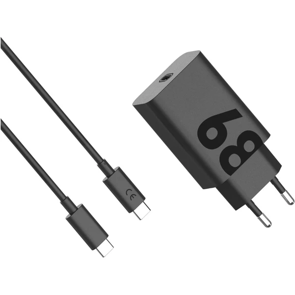 Motorola TurboPower nabíjačka 68W USB-C s USB-C/USB-C káblom čierna - Nabíjačky - Hlavný obrázok