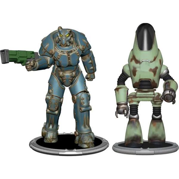 Set dvoch figúrok Syndicate Collectibles Fallout - X01 & Protectron (Set D) - Figúrky - Hlavný obrázok