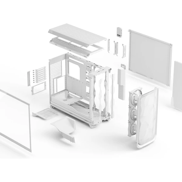 Fractal Design Meshify 3 XL Ambience Pro RGB White - Počítačové skrine - Obrázok K52G000J01