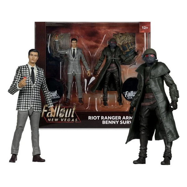 Set dvoch figúrok McFarlane Toys Fallout New Vegas - Riot Ranger Armor and Benny 18 cm - Figúrky - Obrázok K56N000K01
