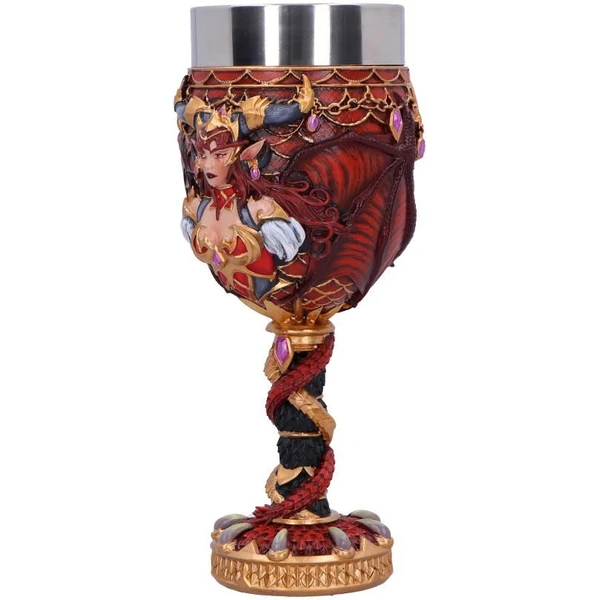 Pohár Nemesis Now World of Warcraft - Alexstrasza 19,5 cm - Hrnčeky - Obrázok K5BF000P01