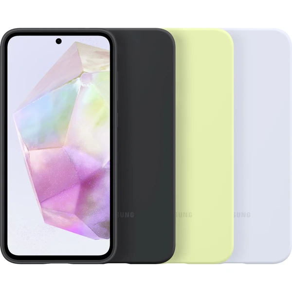 Samsung Silicone Case Galaxy A35 svetlo modrý - Puzdra - Obrázok K5F2000P01