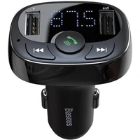 Baseus Bluetooth MP3 FM Transmiter s nabíjaním 2xUSB 3.4A čierny - Nabíjačky