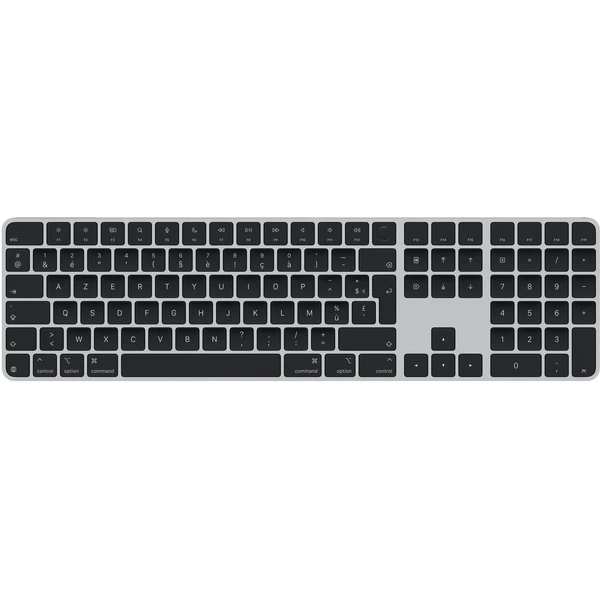 Apple Magic Keyboard s Touch ID a numerickou klávesnicou čierna - francúzska - Klávesnice - Hlavný obrázok