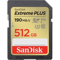 SanDisk Extreme Plus SDXC 512GB - Pamäťové karty